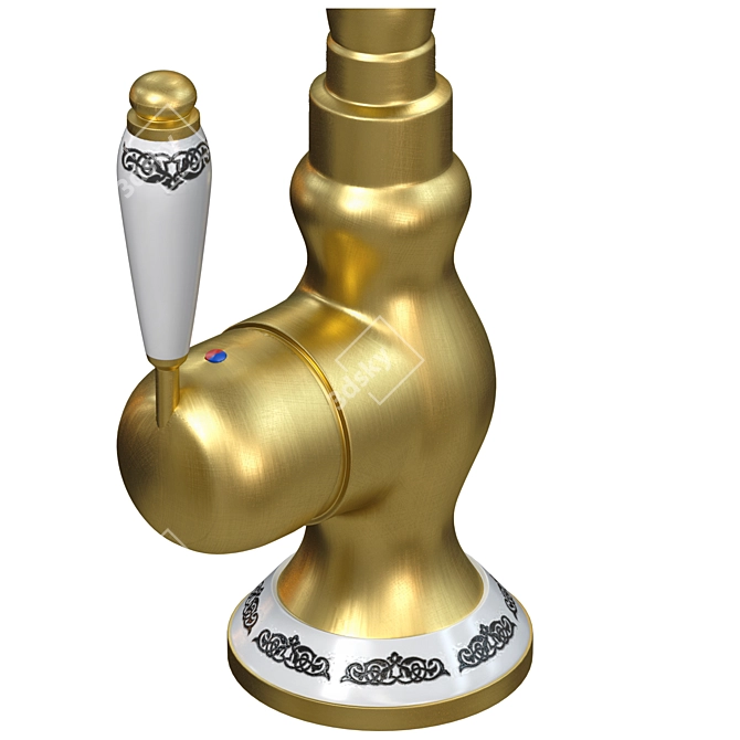 Vintage Faucet 3D Model Kit 3D model image 3