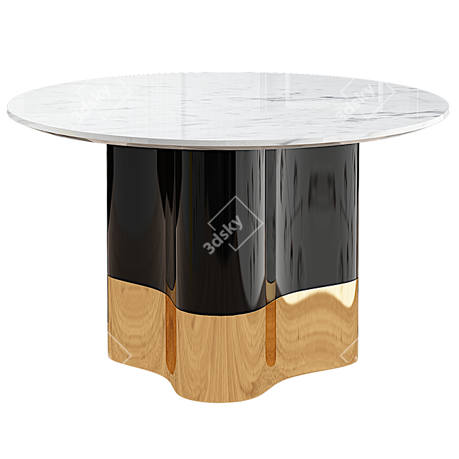 Modern Adera Dining Table 3D model image 1