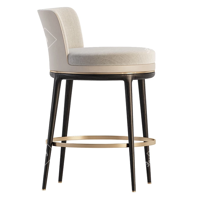 Modern Design Hicks Bar Stool 3D model image 2