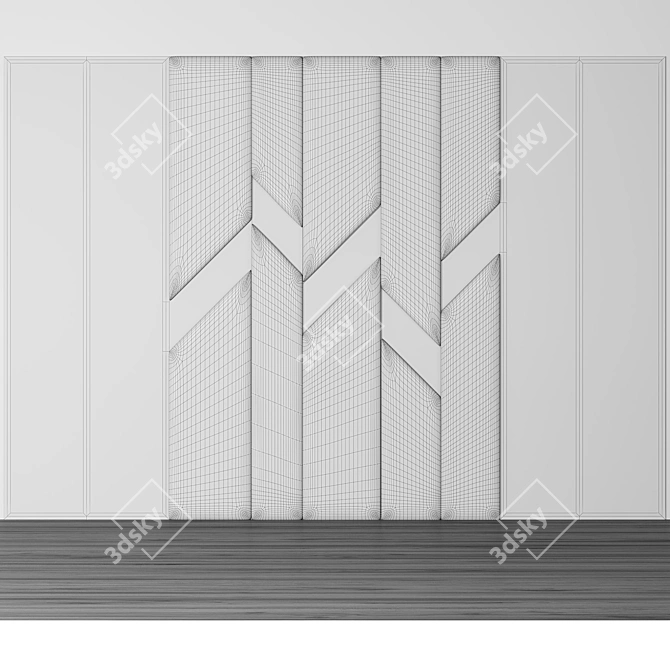 Decorative Panel 3Ds Max 2013 3D model image 3