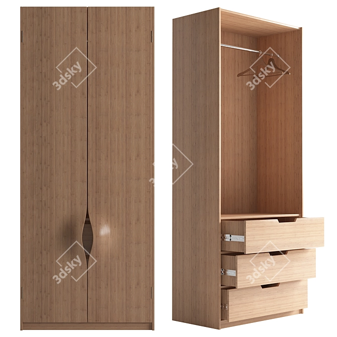 Multi-Purpose Wardrobe Organizer 3D model image 7