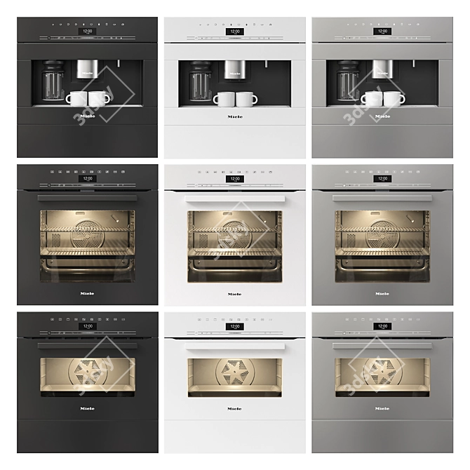 Miele 01 Appliances | UV Mapped 3D model image 13