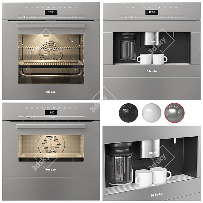 Miele 01 Appliances | UV Mapped 3D model image 23