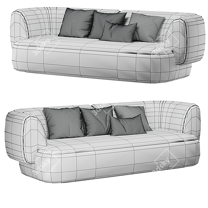 Cozy 2014 Hug Sofa Set 3D model image 4