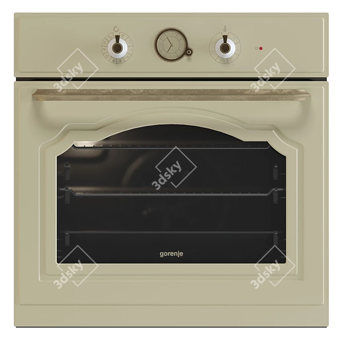 Classic Built-In Oven Gorenje 3D model image 1