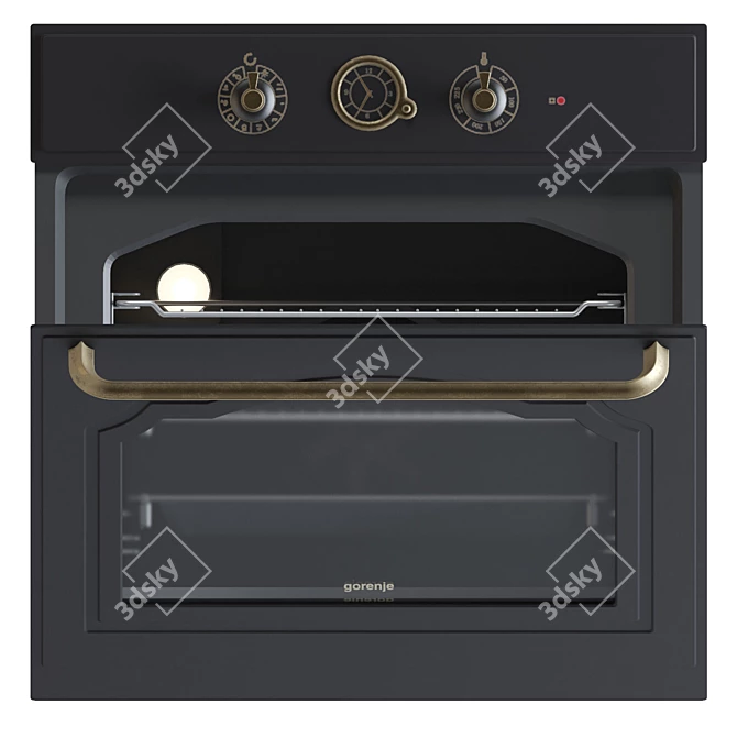 Classic Built-In Oven Gorenje 3D model image 2