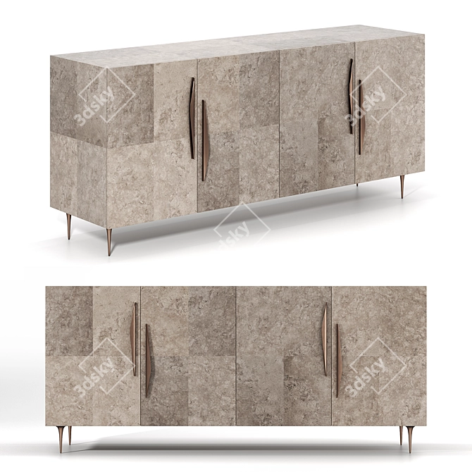 Luxury Antwerp Cabinet by Demuro Das 3D model image 1