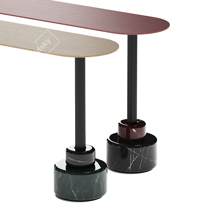 Sleek Menhir Console Table - Vray & Corona 3D model image 2