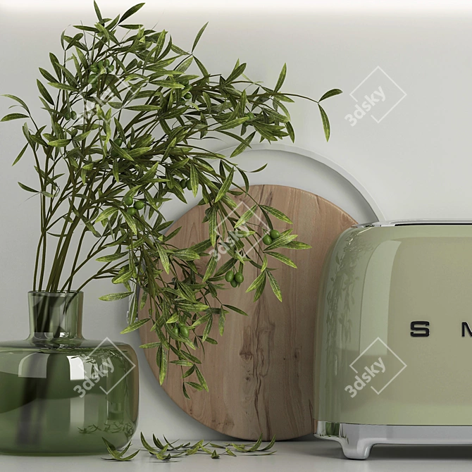 3D Kitchen Accessories Set 42 3D model image 3