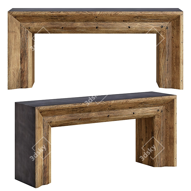 Modern Vail Console Table 3D model image 1