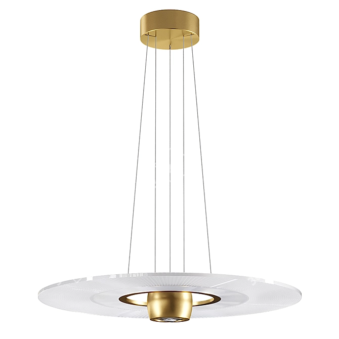 Modern Pendant Light 3D Model 3D model image 3