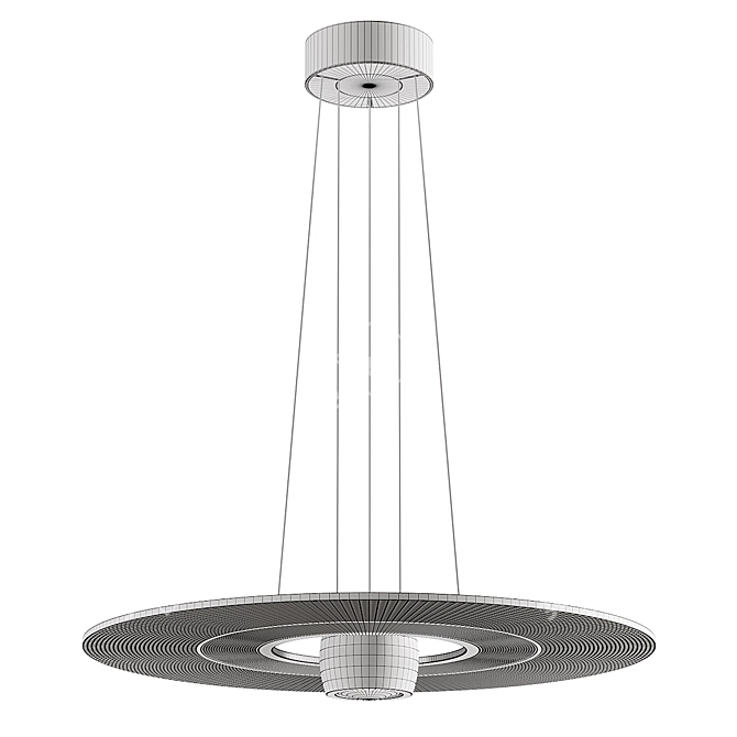 Modern Pendant Light 3D Model 3D model image 5