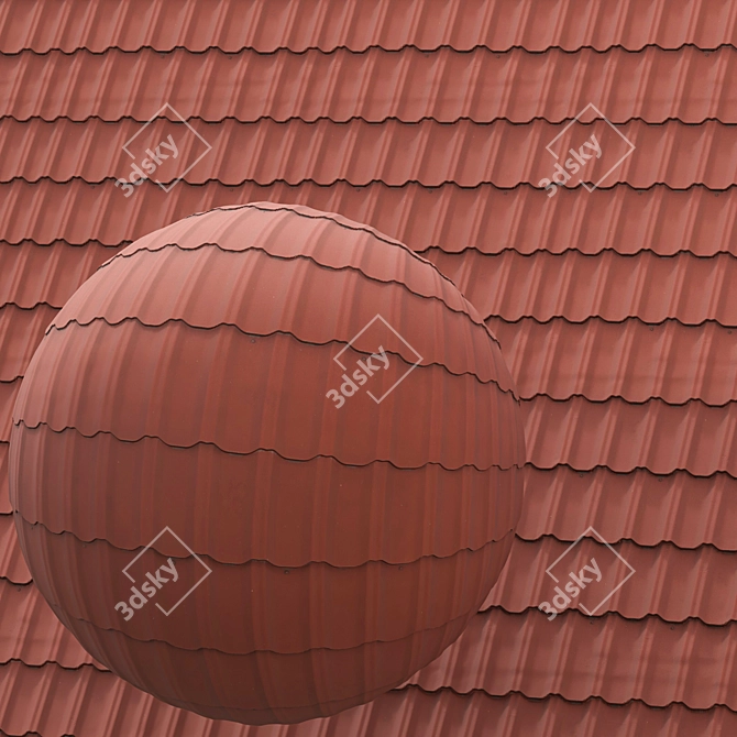 Seamless Roof Texture Pack 3D model image 1