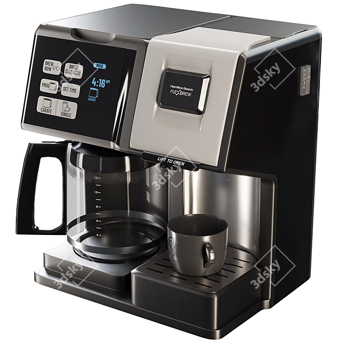 Hamilton FlexBrew Coffee Maker model 3D model image 7