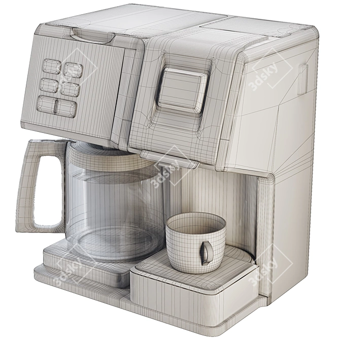 Hamilton FlexBrew Coffee Maker model 3D model image 5