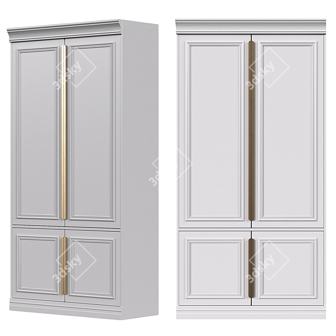 Classic Wardrobe BePureHome 3D model image 1