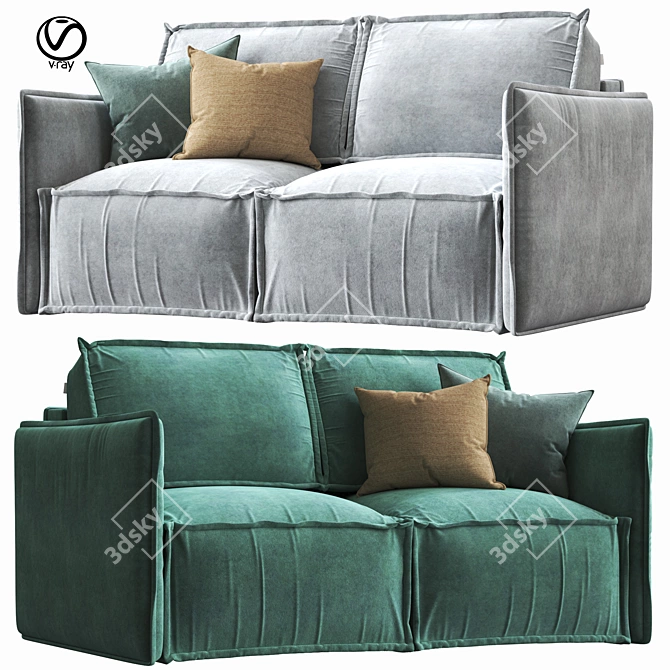 Olen Mini Happy Loft Sofa 3D model image 1