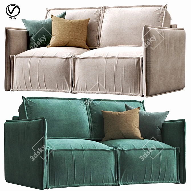 Olen Mini Happy Loft Sofa 3D model image 2