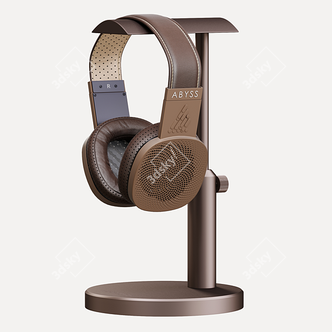 Diana V2 Premium Headphones & Stand 3D model image 1