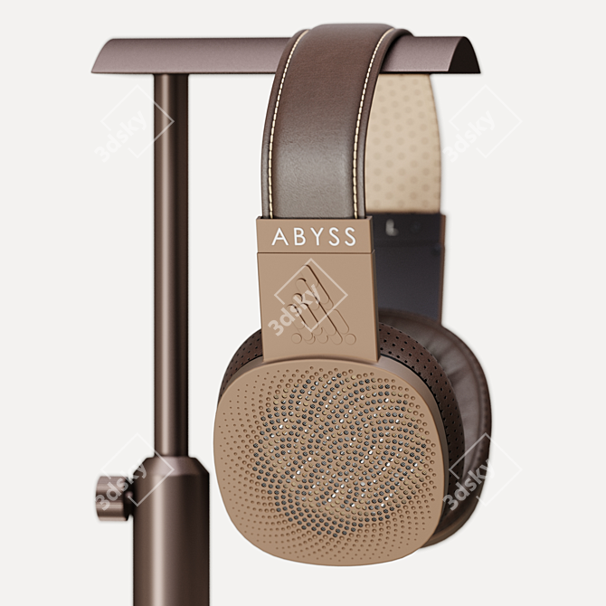 Diana V2 Premium Headphones & Stand 3D model image 2