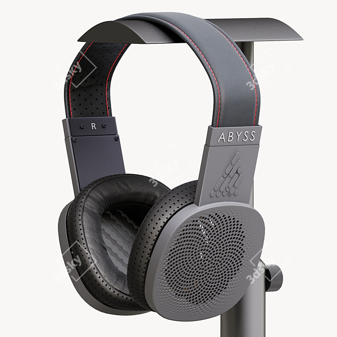 Diana V2 Premium Headphones & Stand 3D model image 4