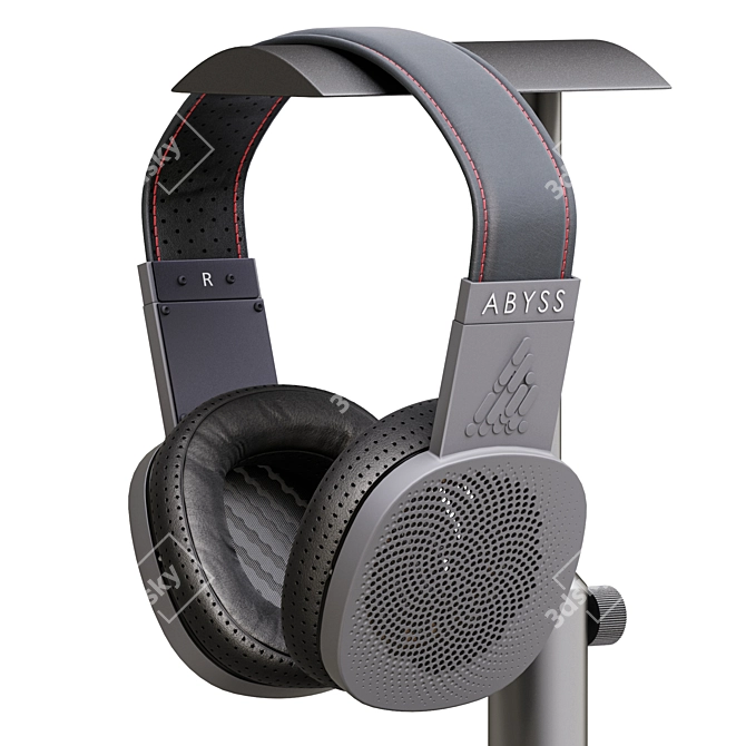 Diana V2 Premium Headphones & Stand 3D model image 11