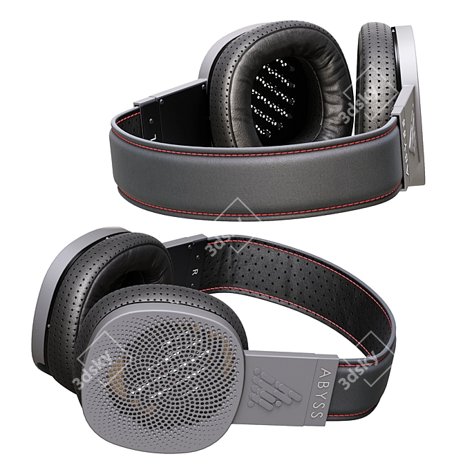 Diana V2 Premium Headphones & Stand 3D model image 12