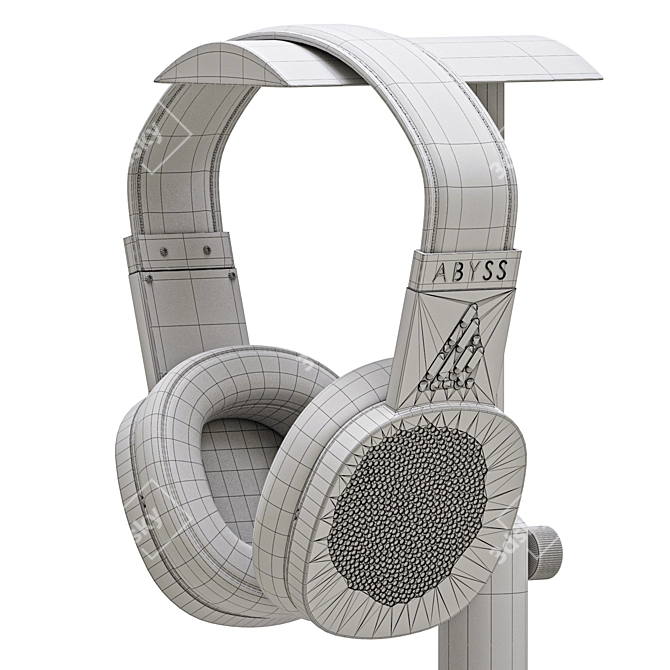 Diana V2 Premium Headphones & Stand 3D model image 14