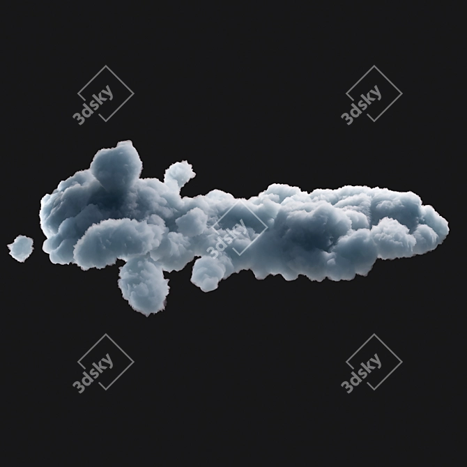 Expandable Cloud 1 Texture Kit 3D model image 2