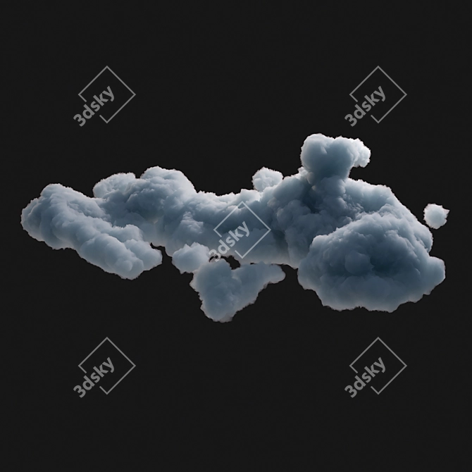 Expandable Cloud 1 Texture Kit 3D model image 4