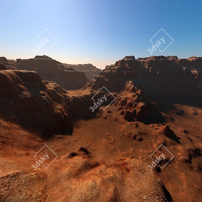 Canyon Land N5 3D Model 3D model image 3