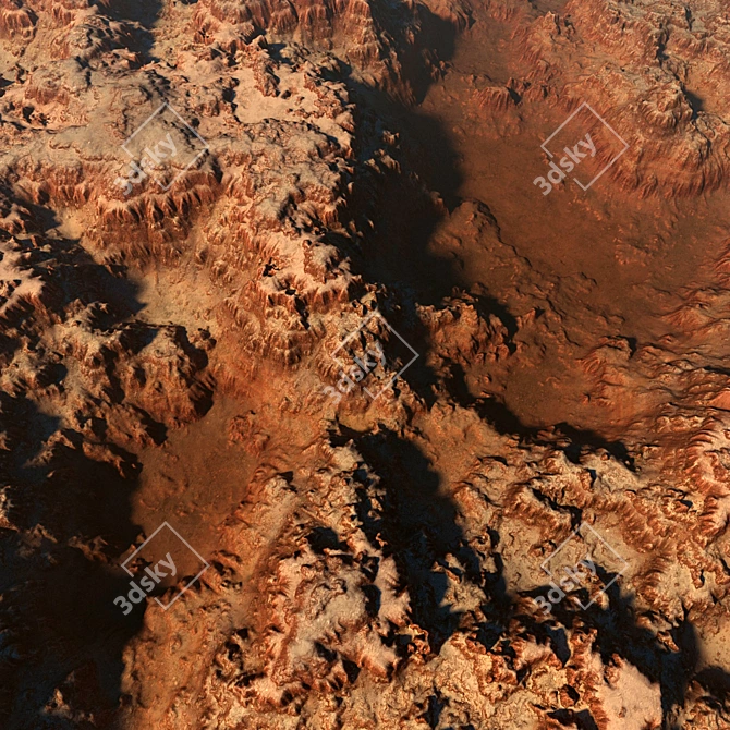 Canyon Land N5 3D Model 3D model image 4