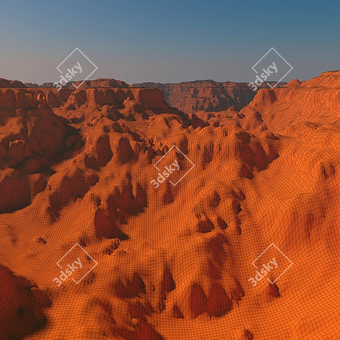 Canyon Land N5 3D Model 3D model image 7