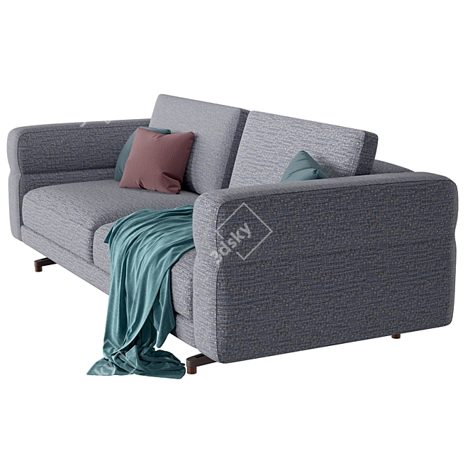 Modern Luxury Giorgetti SoHo Sofa 3D model image 2