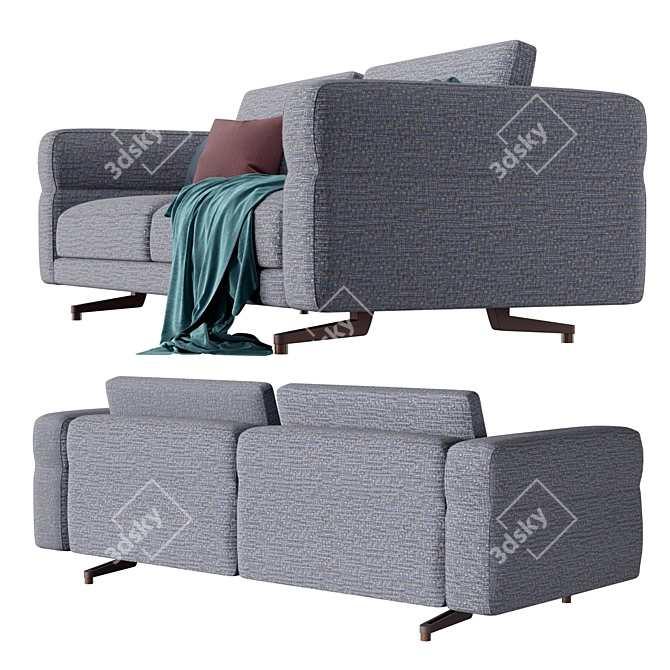 Modern Luxury Giorgetti SoHo Sofa 3D model image 5