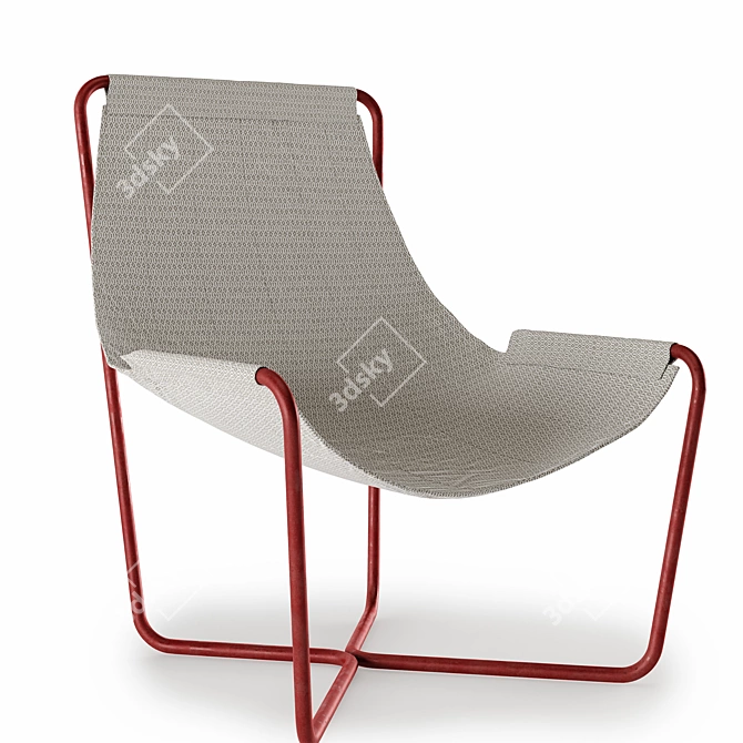 Sling Lounge Set: Outdoor Furniture 3D model image 3