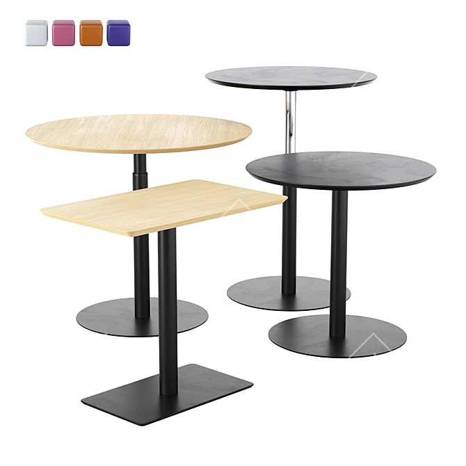 INCLASS NUME Collection | Restaurant Tables 3D model image 6