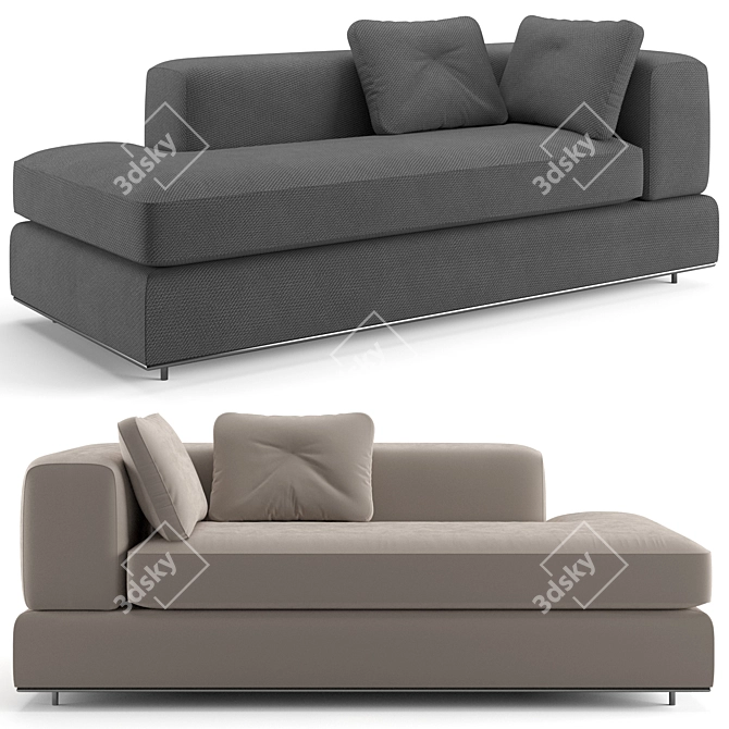 Eichholtz Canyon Modern Sofa 3D model image 1