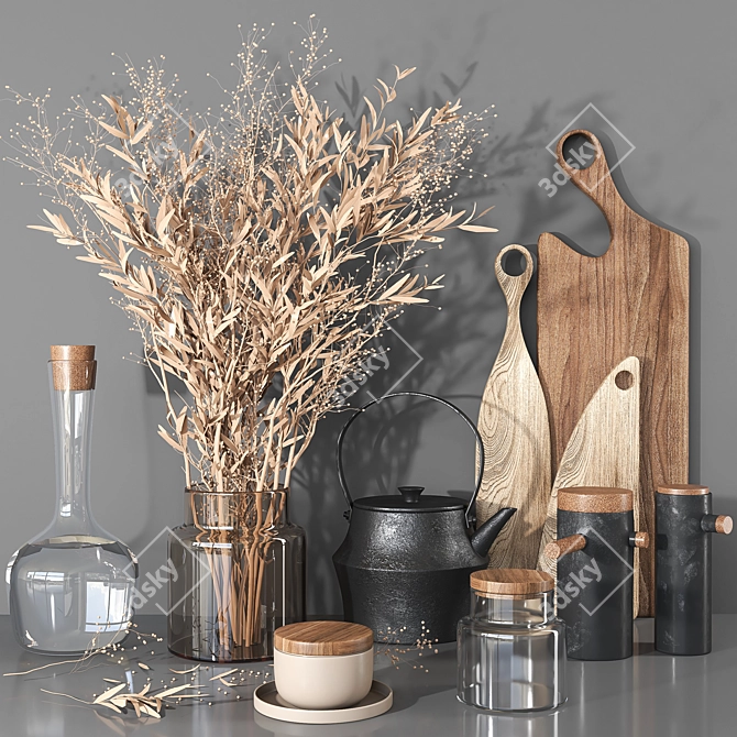 Kitchen Accents Set 015 3D model image 1