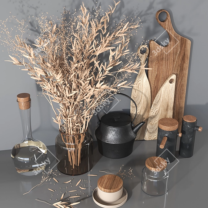 Kitchen Accents Set 015 3D model image 4