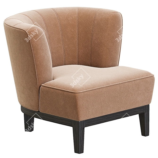 Grilli Armchair Kipling Edition 3D model image 2