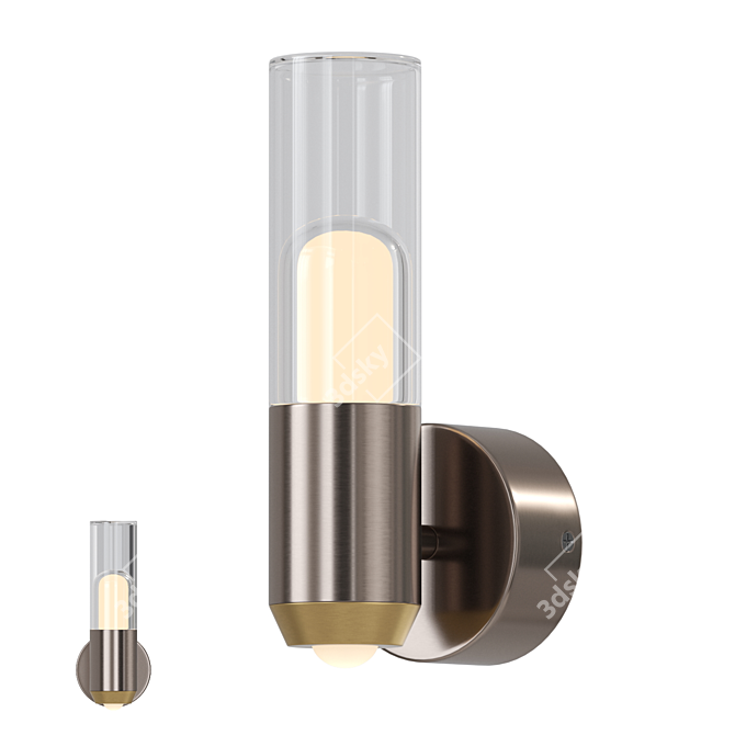 BIRGEL WALL LED Glass Sconce 3D model image 1