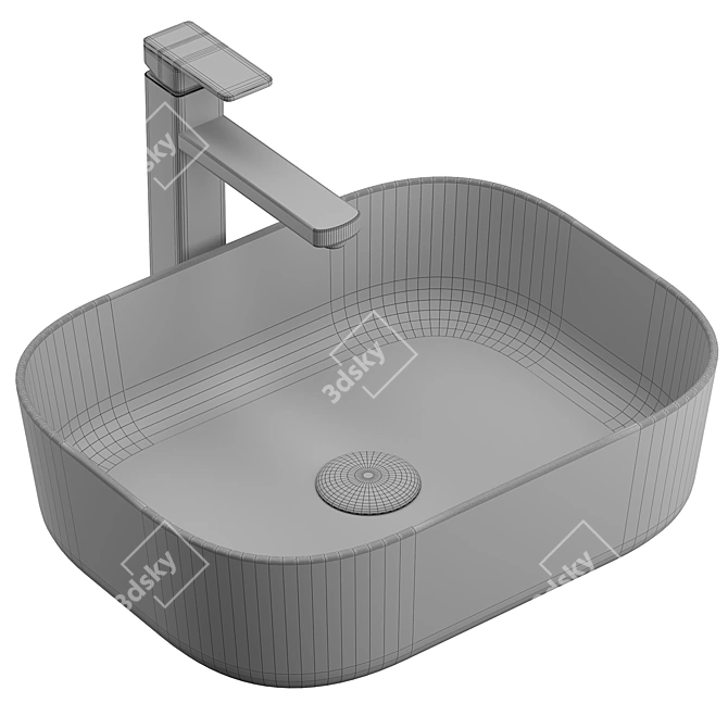 WeltWasser WW Elbach Sink 3D 3D model image 4