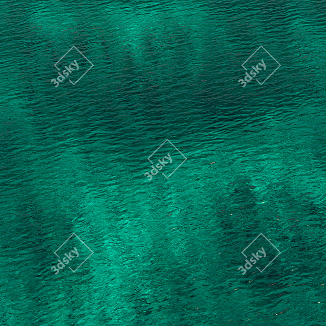 Seamless Ocean Texture Pack 3D model image 2