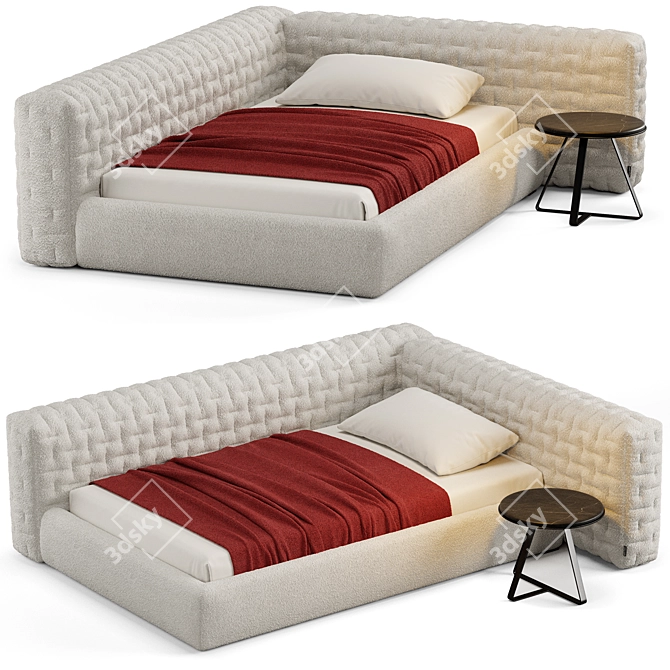 Boca Foo-Five Mini Bed 3D model image 3