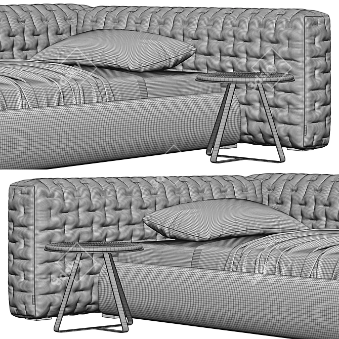 Boca Foo-Five Mini Bed 3D model image 5