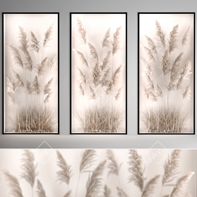 Eco Botanical Wall Decor 3D model image 1