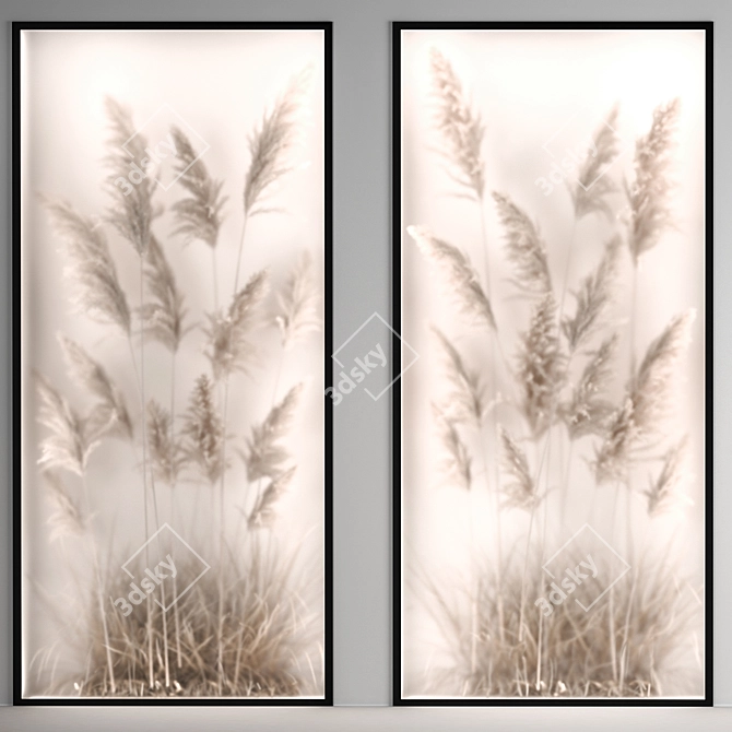 Eco Botanical Wall Decor 3D model image 2