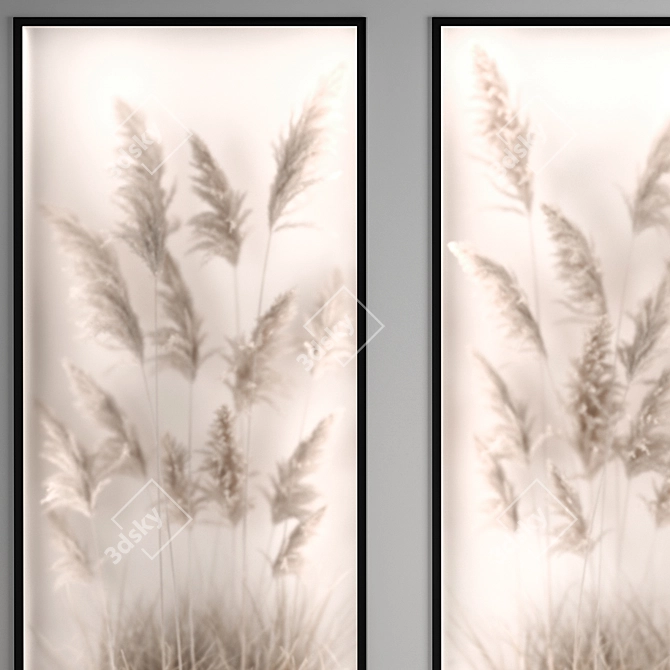 Eco Botanical Wall Decor 3D model image 6