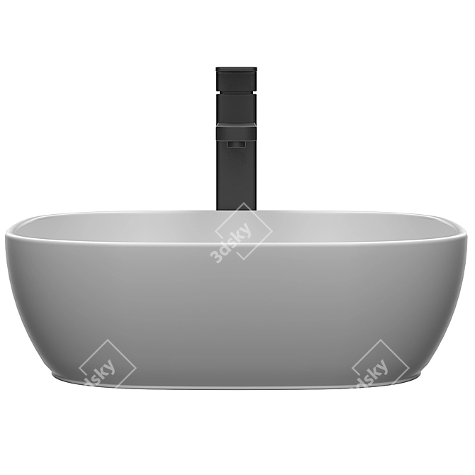 Grossman GR-3019 Washbasin 3D Model 3D model image 3